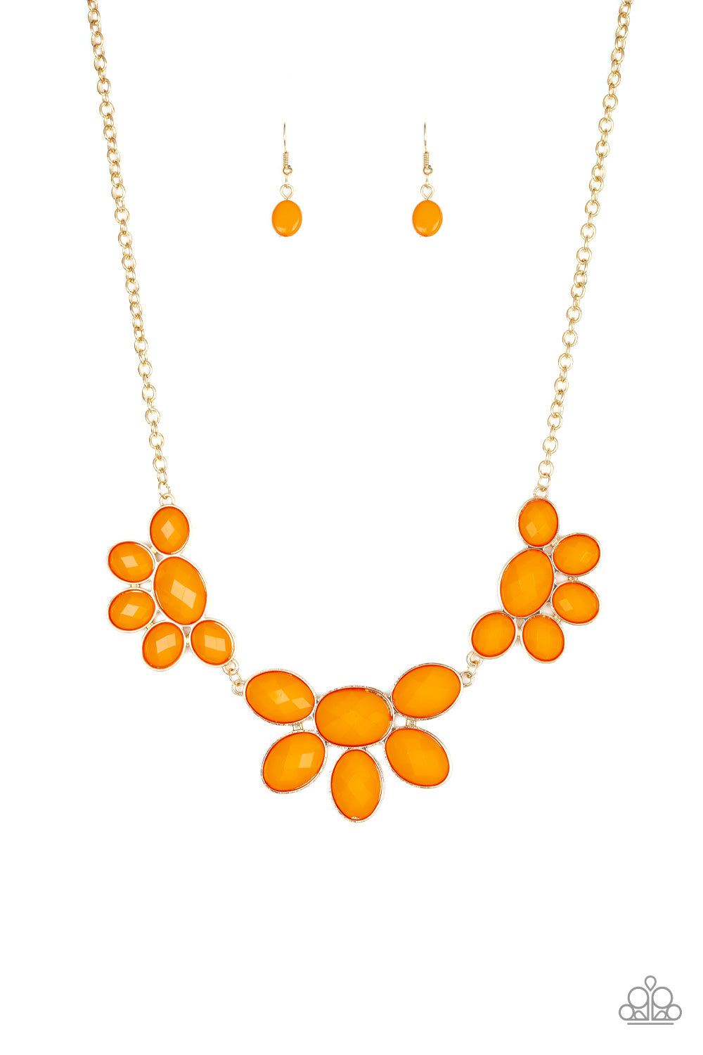 Flair Affair - orange - Paparazzi necklace