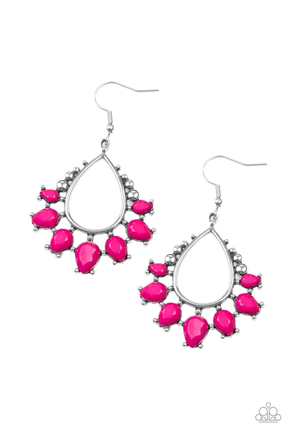 Flamboyant Ferocity - pink - Paparazzi earrings