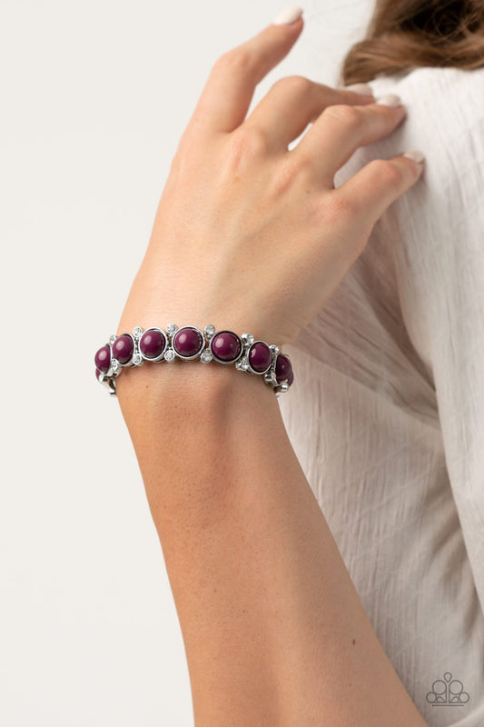 Flamboyantly Fruity-purple-Paparazzi bracelet