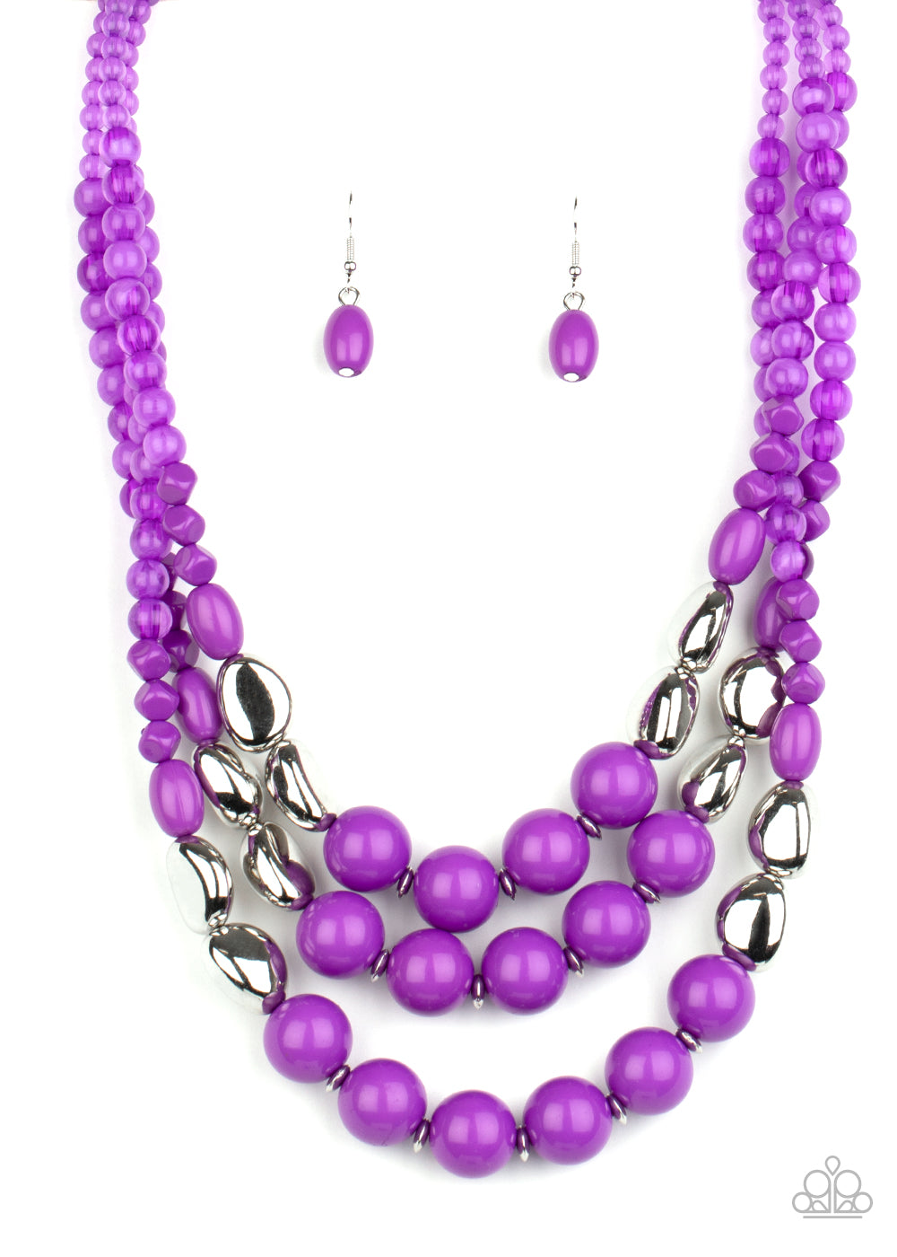 Flamingo Flamboyance - purple - Paparazzi necklace