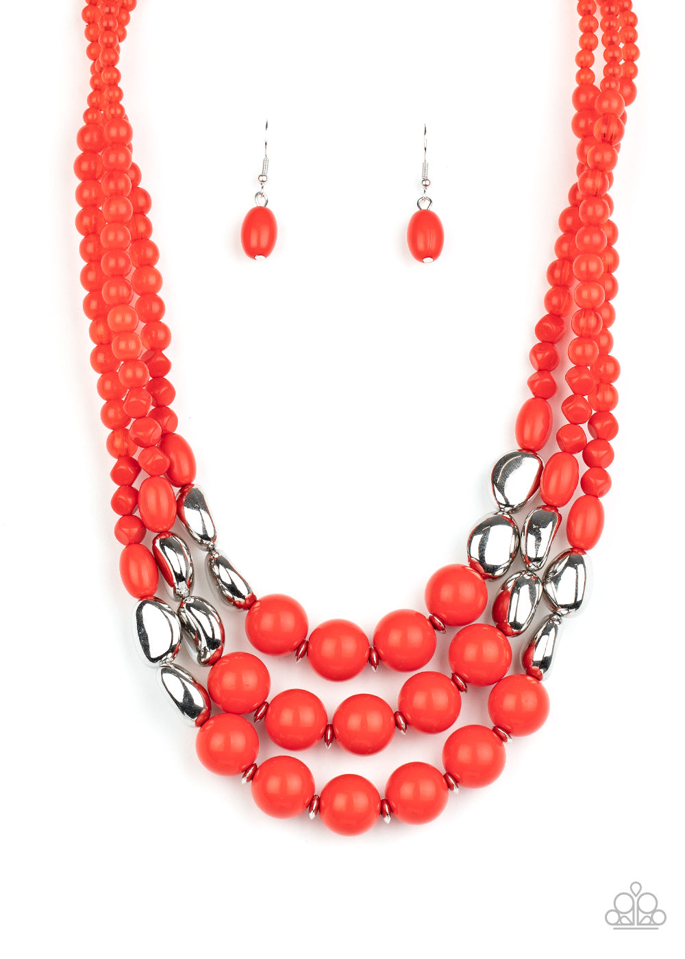 Flamingo Flamboyance - red - Paparazzi necklace