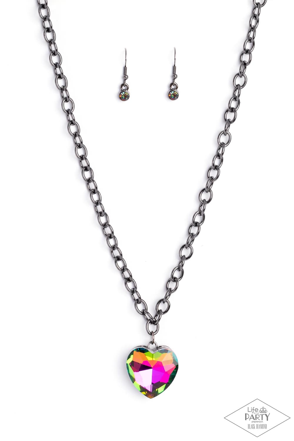 Flirtatiously Flashy - multi - Paparazzi necklace