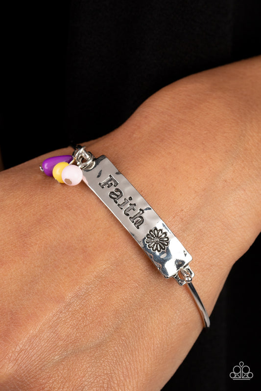 Flirting with Faith - purple - Paparazzi bracelet