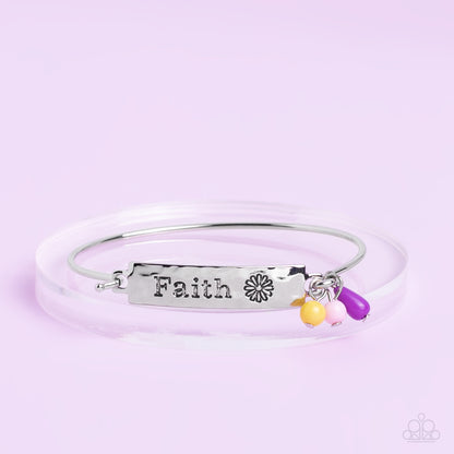 Flirting with Faith - purple - Paparazzi bracelet