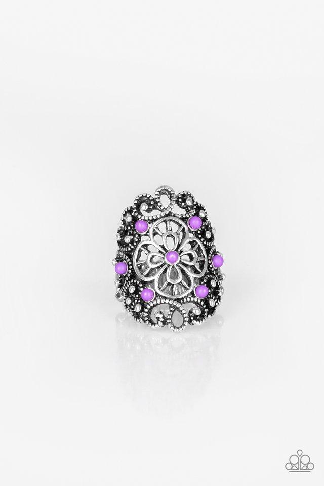 Floral Fancies - purple - Paparazzi ring