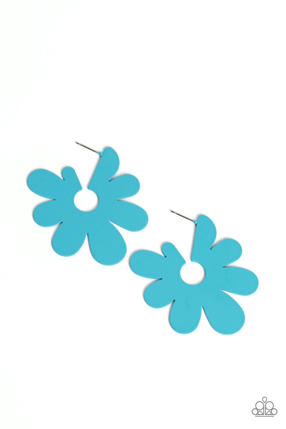 Flower Power Fantasy - blue - Paparazzi earrings
