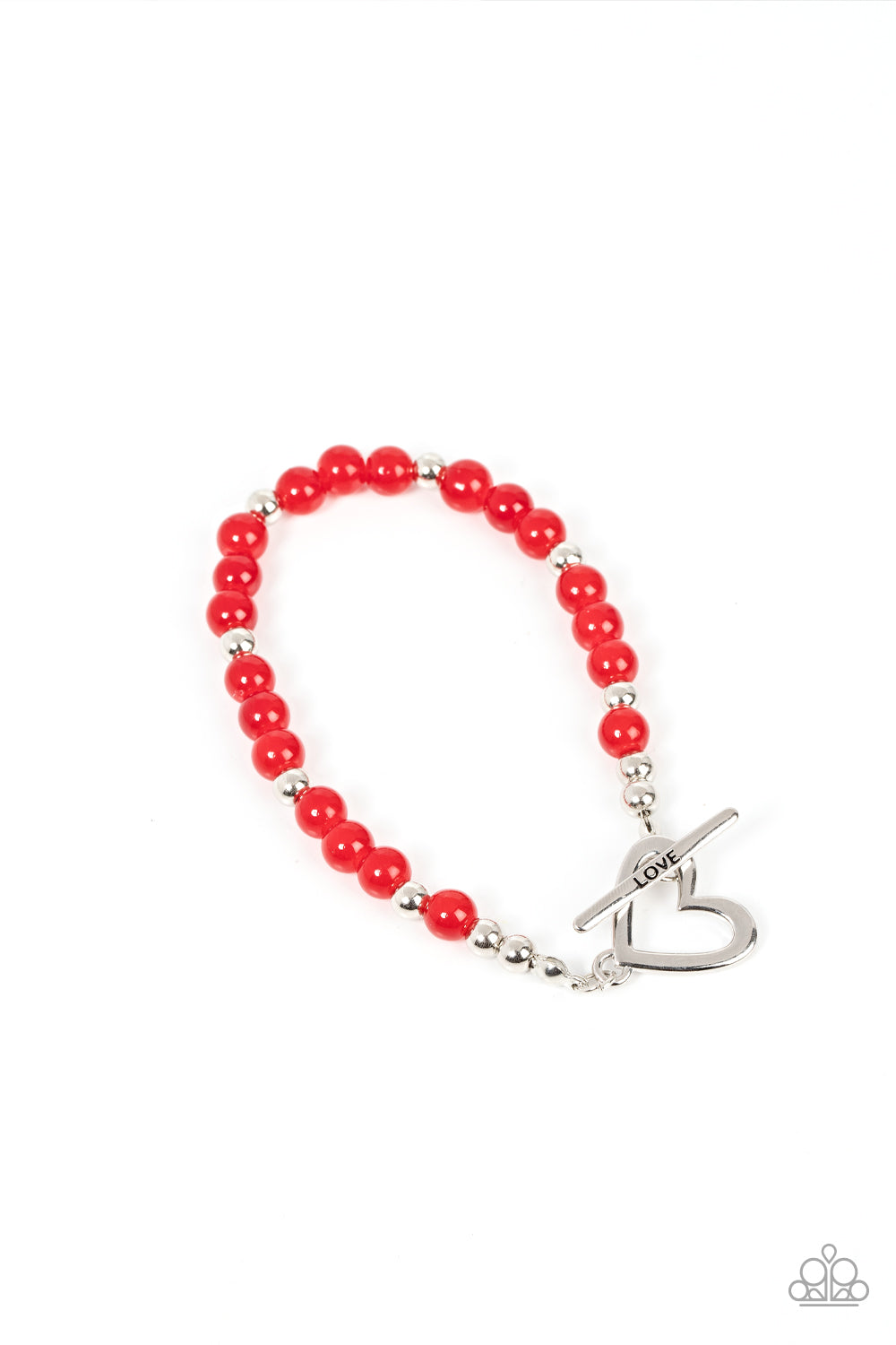 Following My Heart - red - Paparazzi bracelet