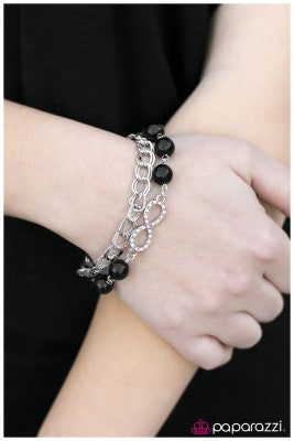 Forever Is Not Enough - Black - Paparazzi bracelet