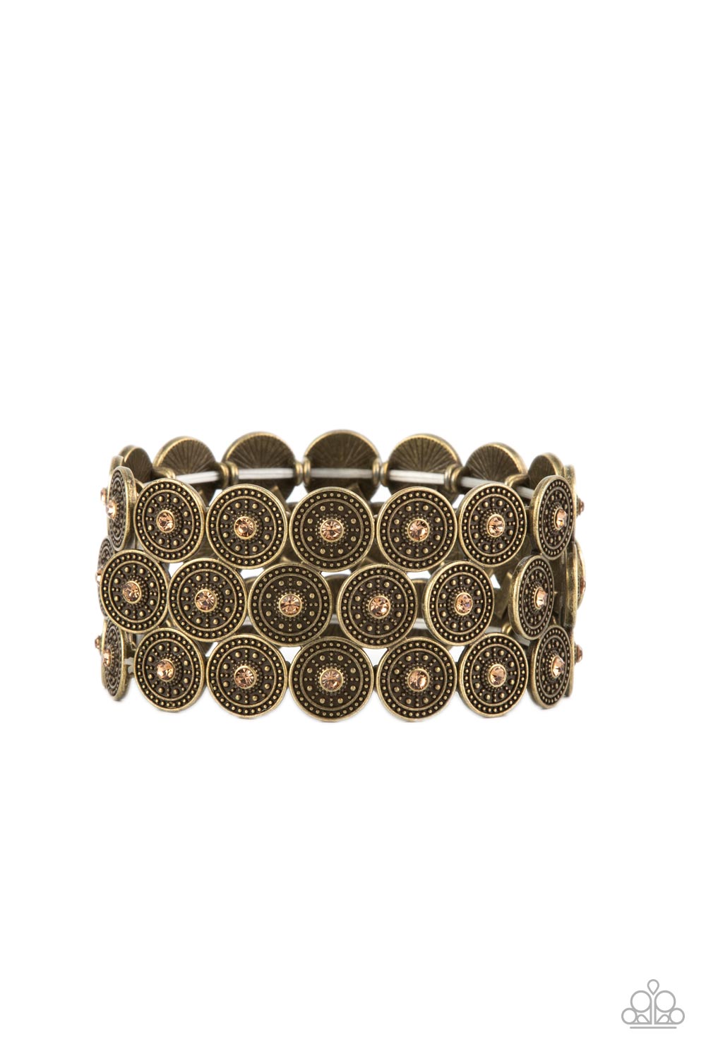 Forgotten Treasure - brass - Paparazzi bracelet