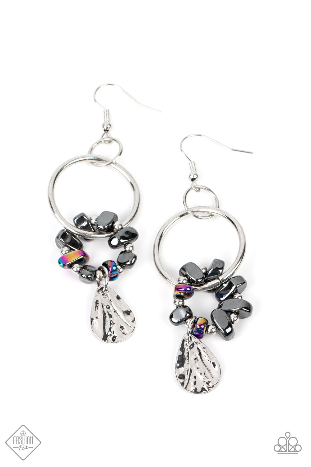 Fossil Flair - multi - Paparazzi earrings
