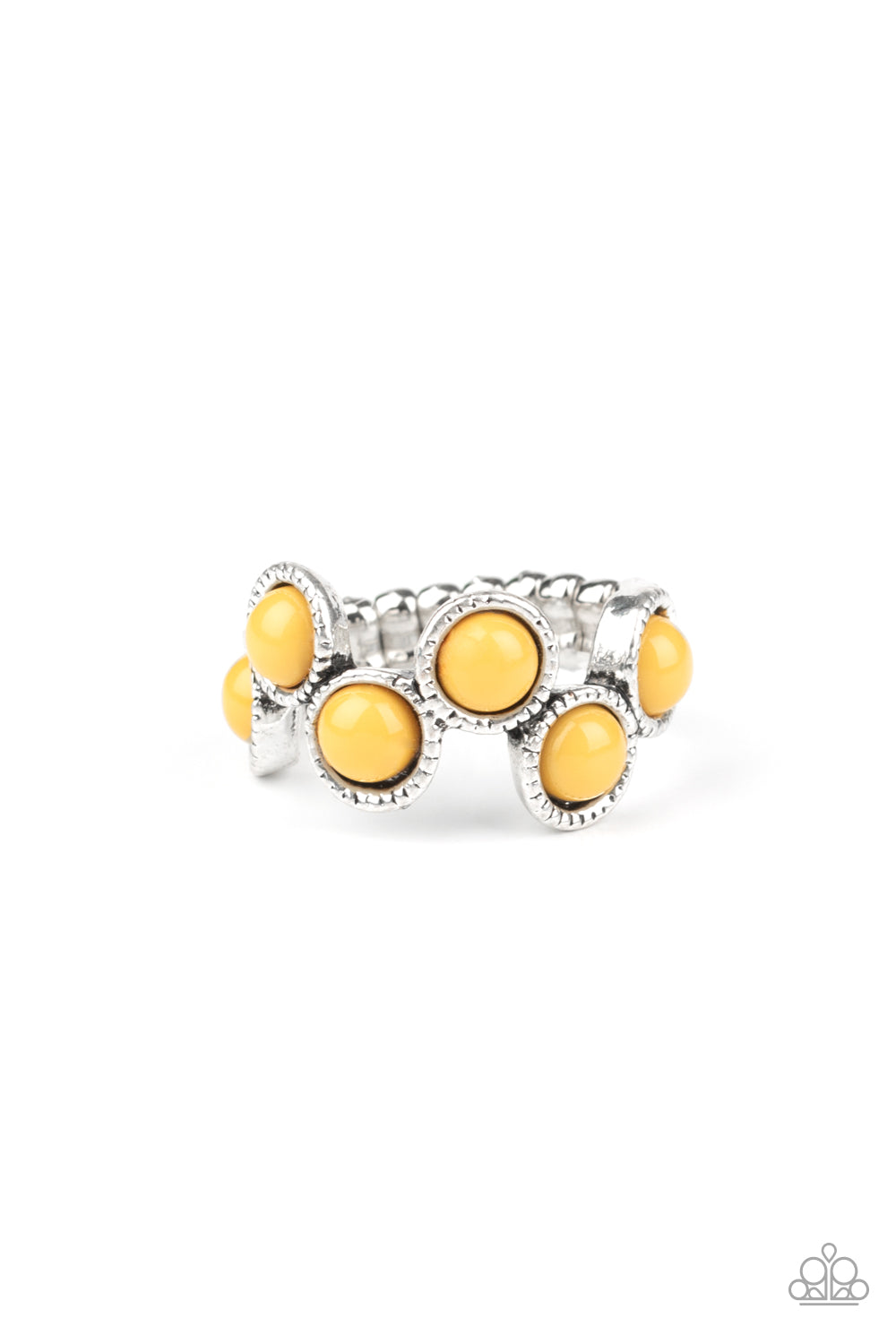 Foxy Fabulous - yellow - Paparazzi ring