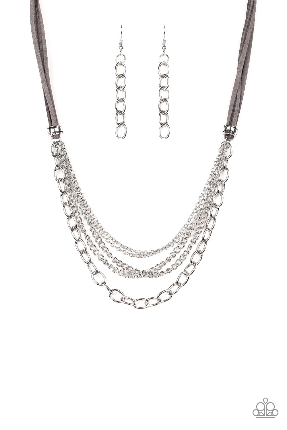 Free Roamer - silver - Paparazzi necklace