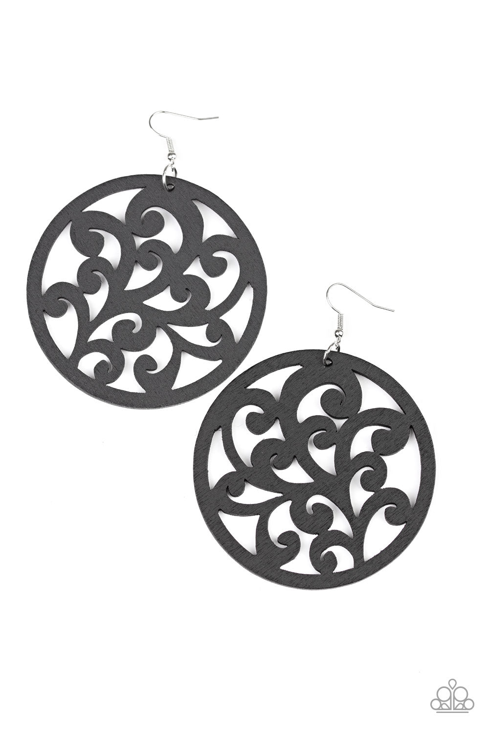 Fresh Off The Vine - black - Paparazzi earrings