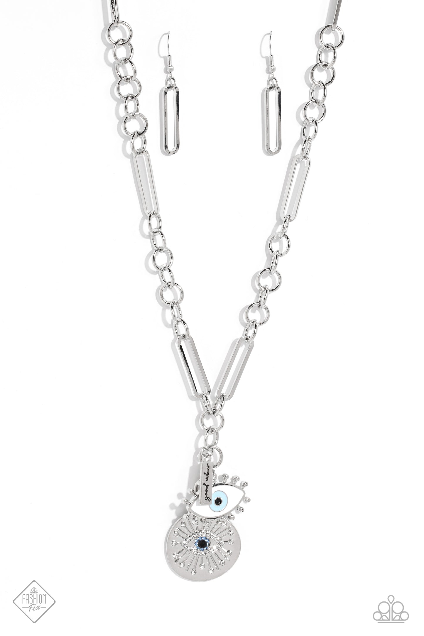 Friday Night VIBES - blue - Paparazzi necklace