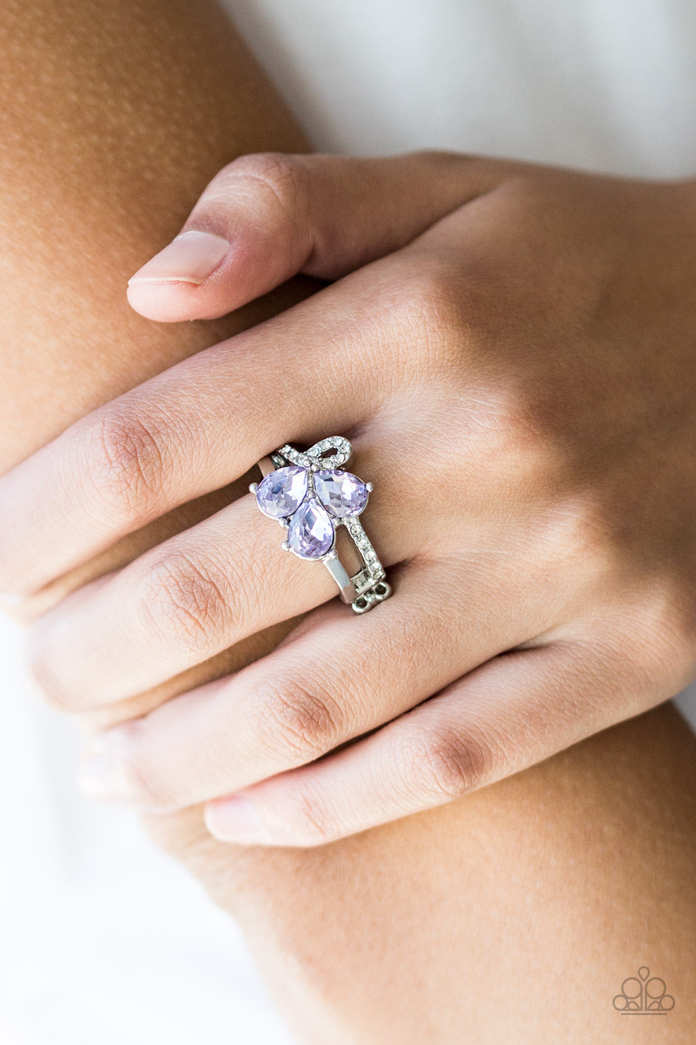 Friends in High End Places - purple - Paparazzi ring
