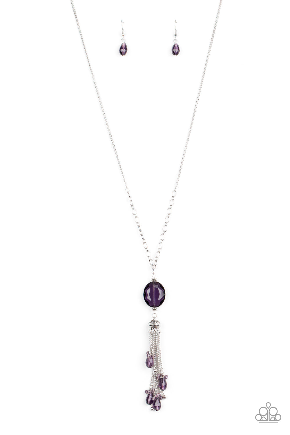 Fringe Flavor - purple - Paparazzi necklace