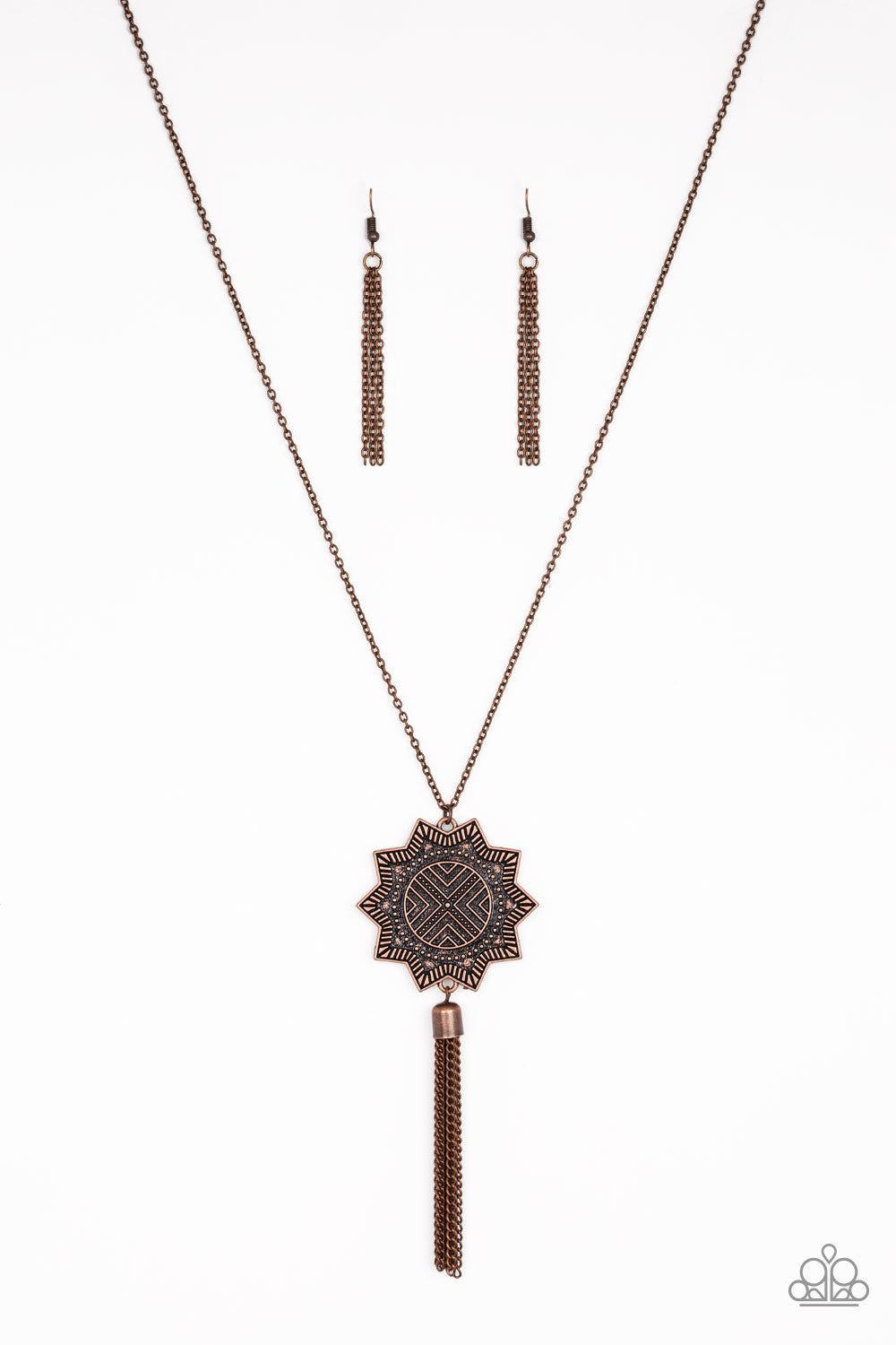 From Sunup to Sundown - copper - Paparazzi necklace
