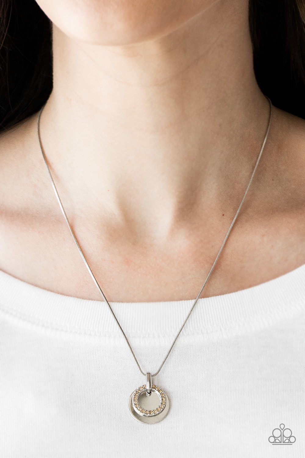 Front and Centered - brown - Paparazzi necklace