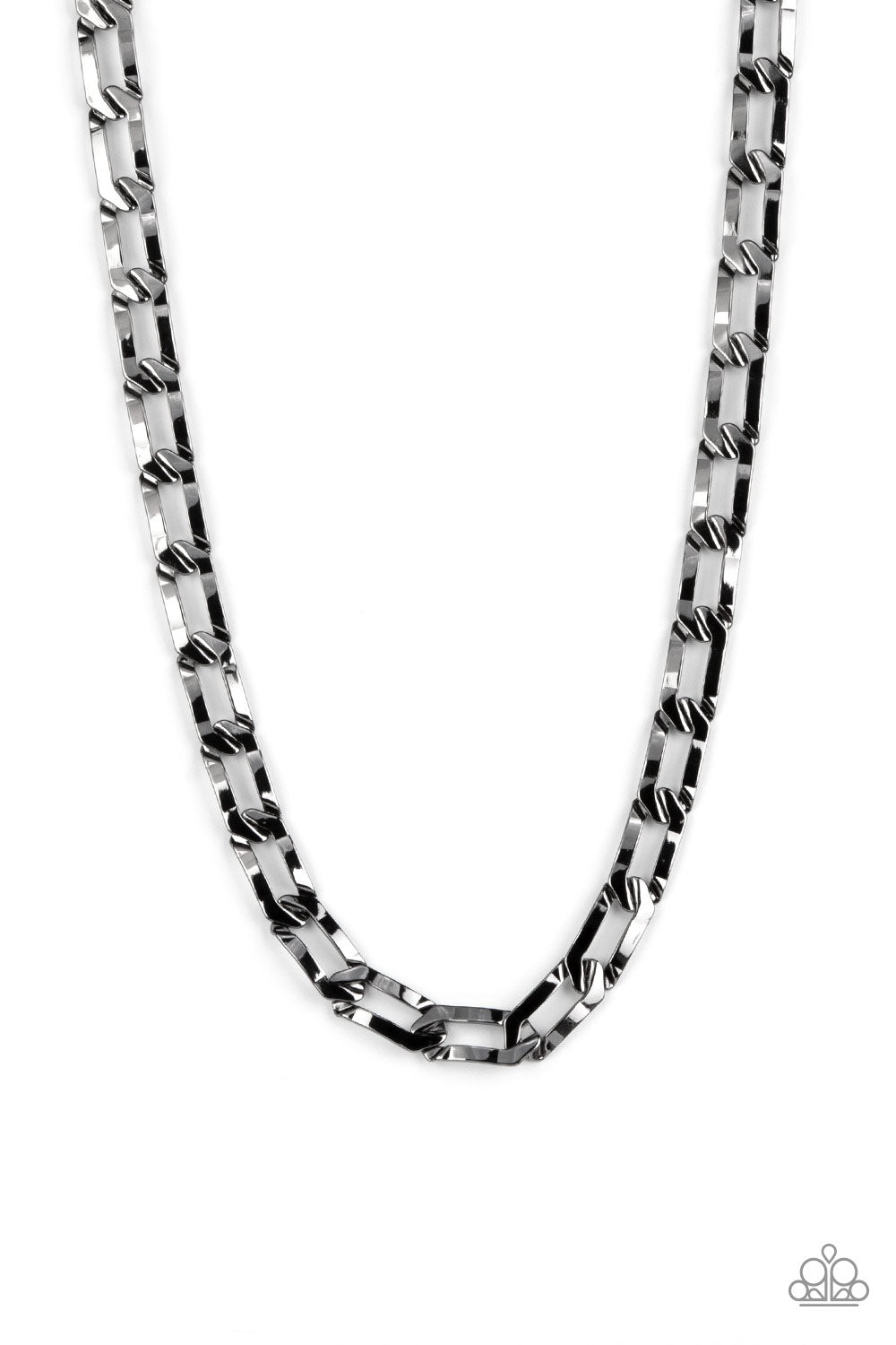 Full-Court Press - black - Paparazzi MENS necklace