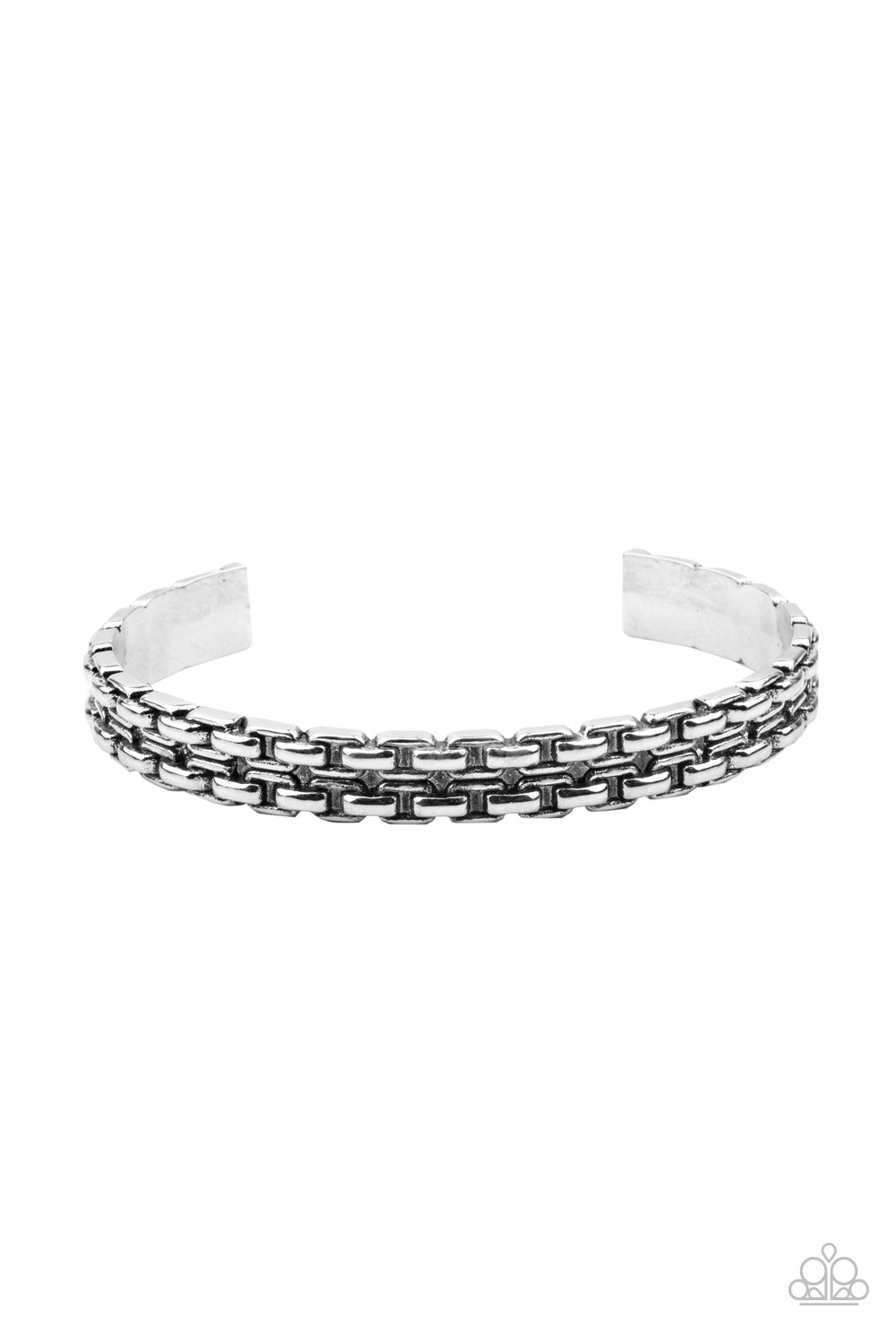 Full Rig - silver - Paparazzi mens bracelet