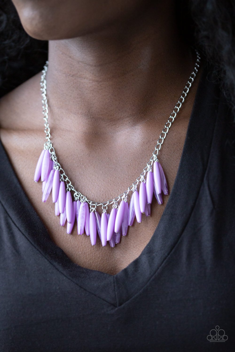 Full of Flavor-purple-Paparazzi necklace