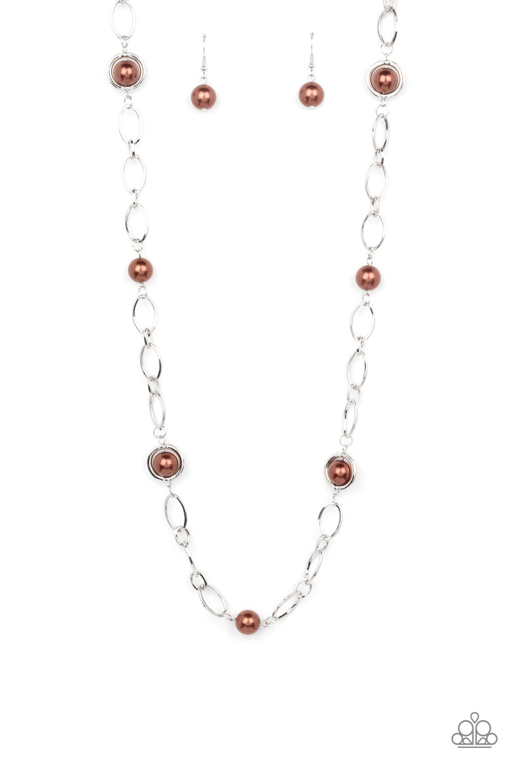 Fundamental Fashion - brown - Paparazzi necklace