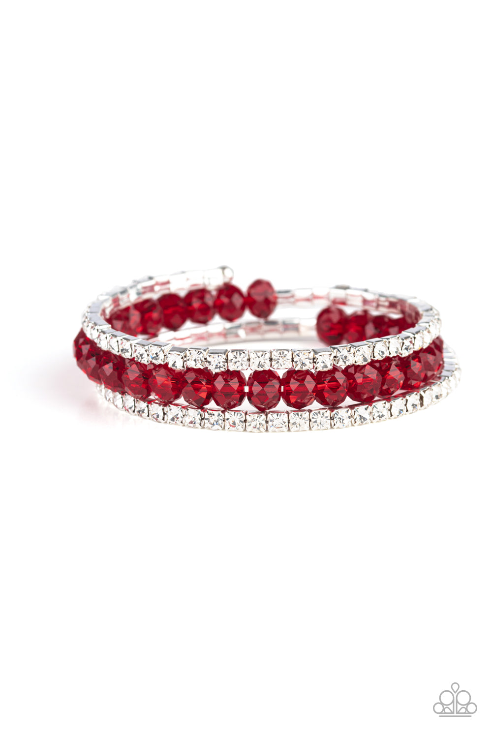 GLAM-ified Fashion - red - Paparazzi bracelet