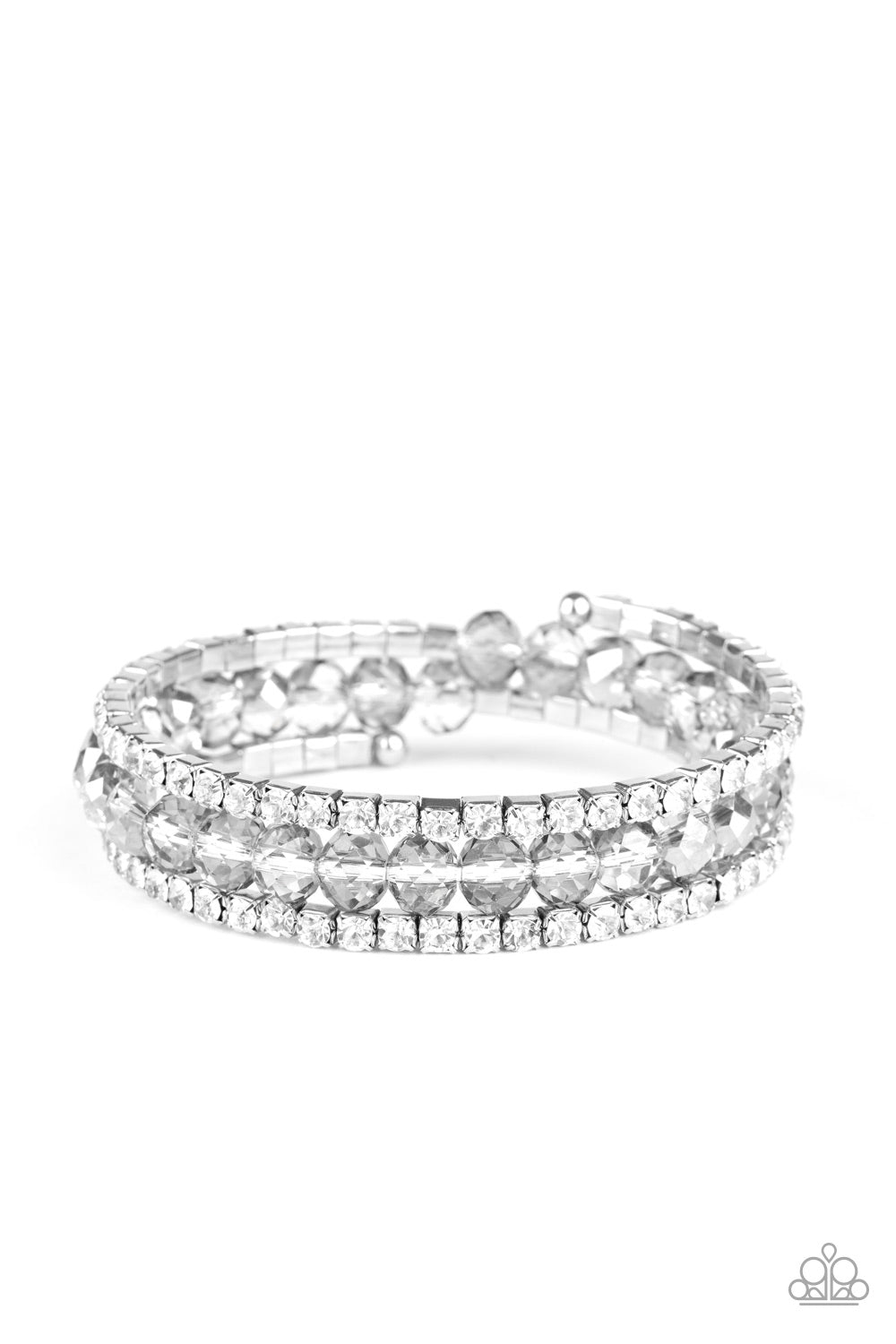 GLAM-ified Fashion - silver - Paparazzi bracelet