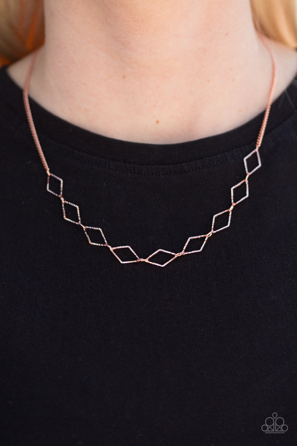 GLISTEN To Me - Copper - Paparazzi necklace