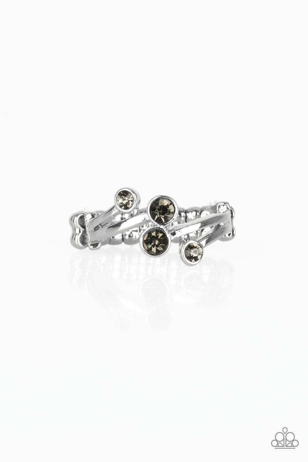 GLOWING Great Places - silver - Paparazzi ring