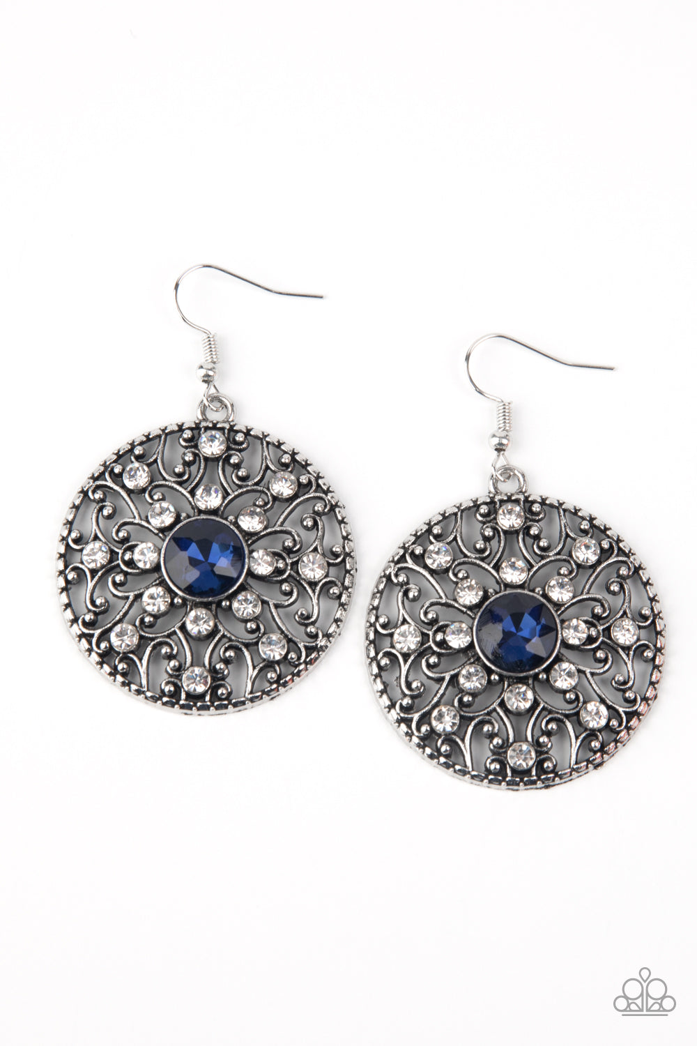 GLOW Your True Colors - blue - Paparazzi earrings