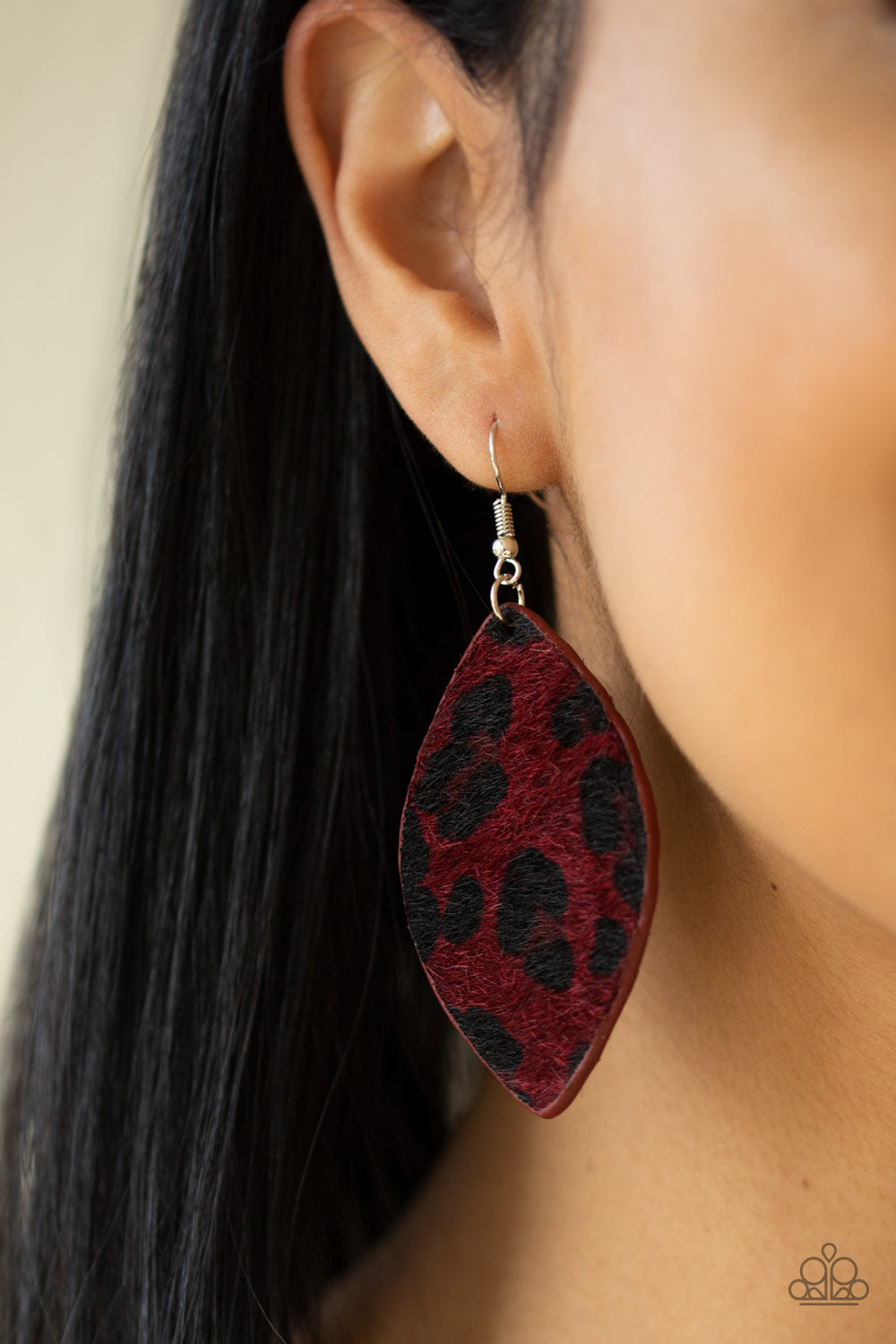 GRR-irl Power! - red - Paparazzi earrings