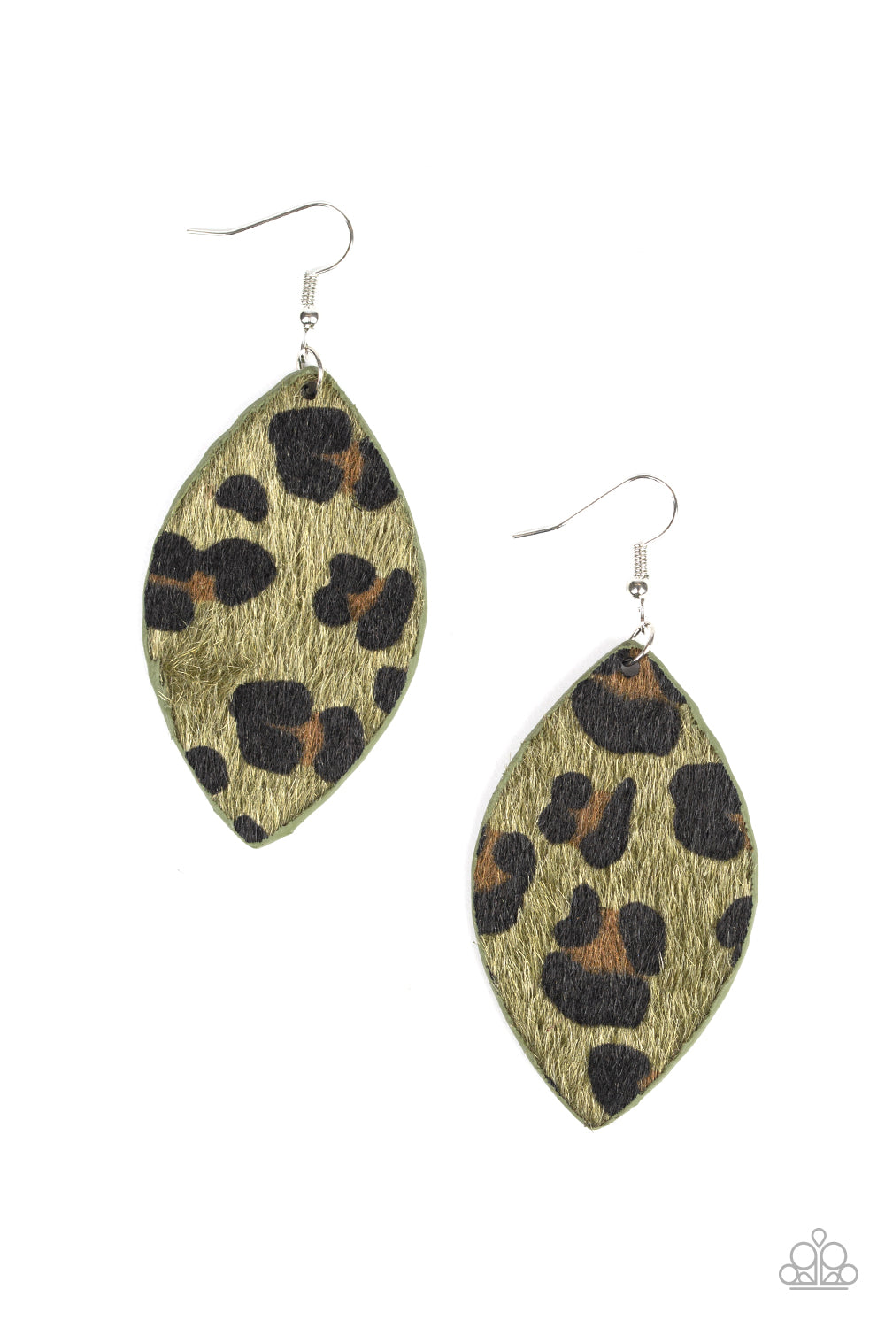 GRR-irl Power - green - Paparazzi earrings