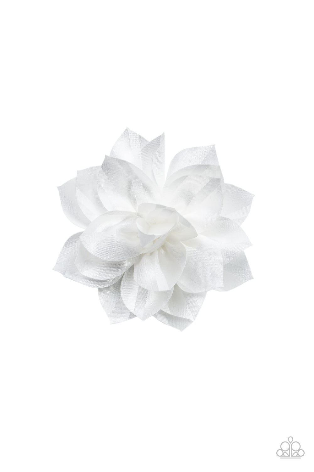 Gala Garden - white - Paparazzi hair clip