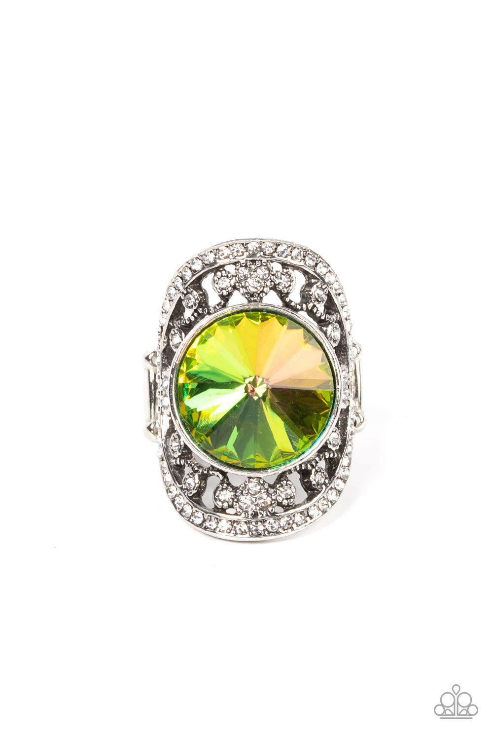 Galactic Garden - green - Paparazzi ring