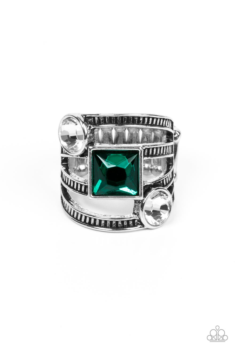 Galactic Governess - green - Paparazzi ring