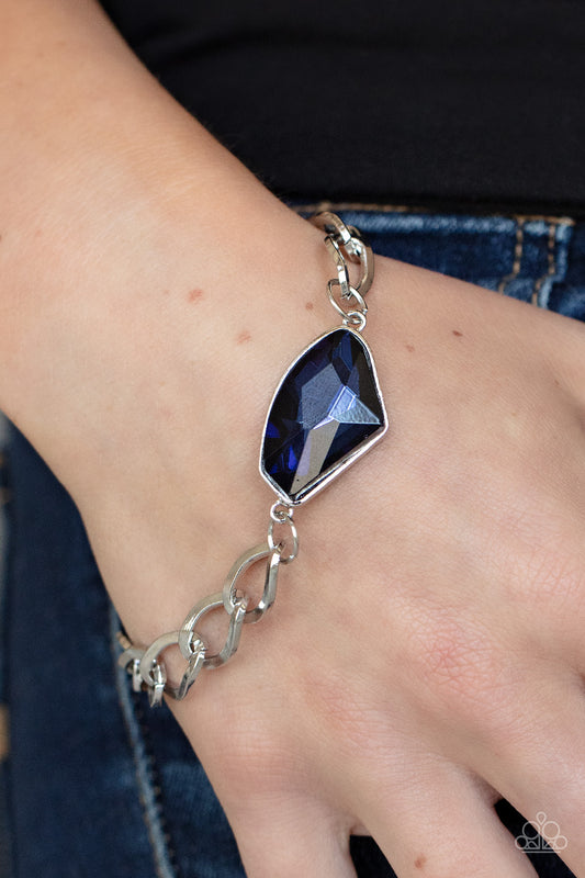 Galactic Grunge - blue - Paparazzi bracelet