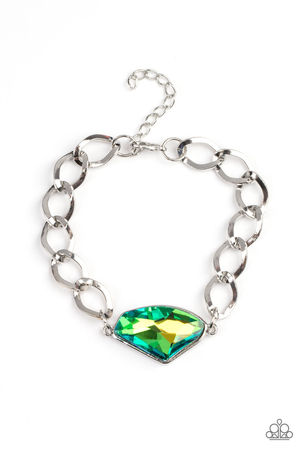 Galactic Grunge - green - Paparazzi bracelet