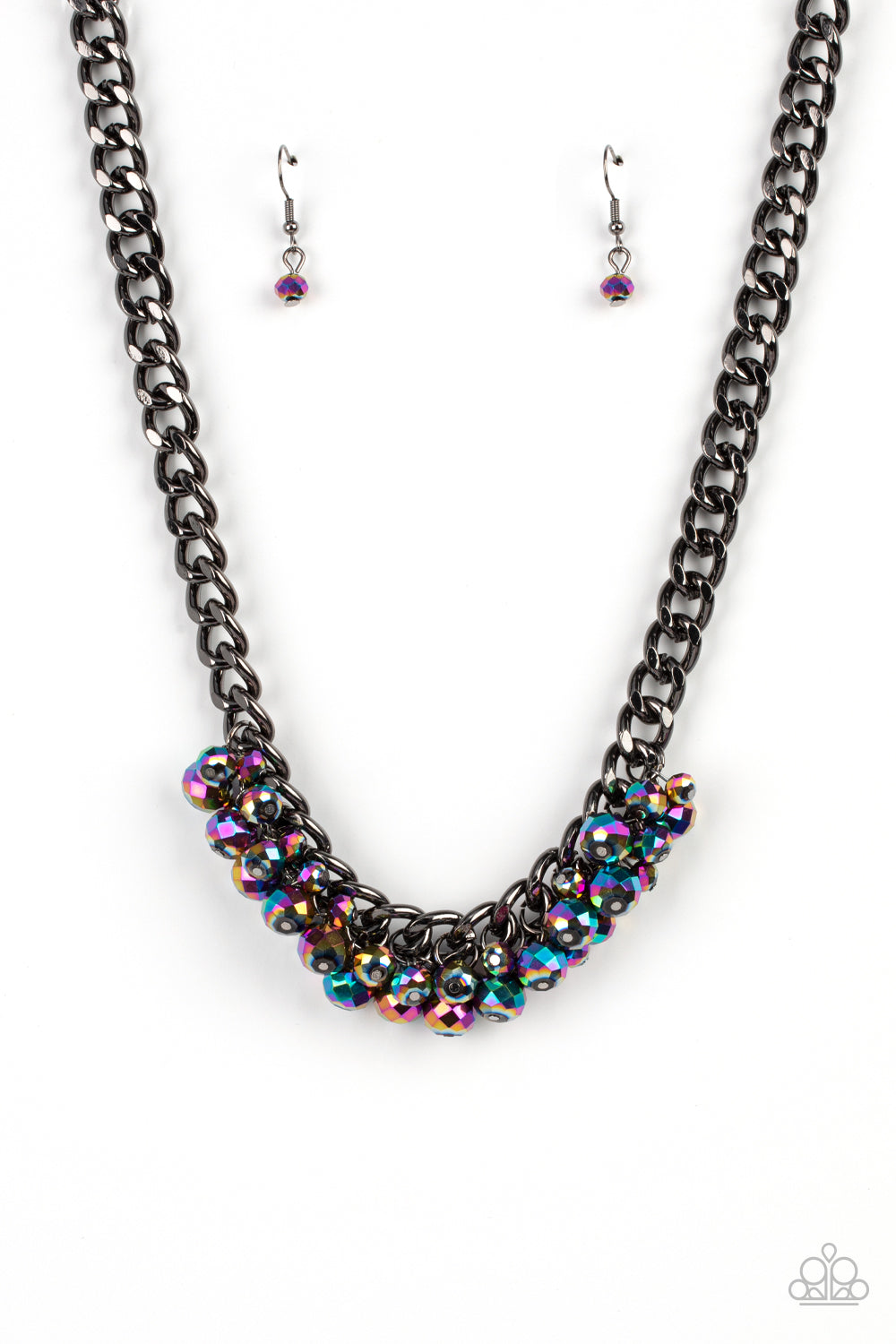 Galactic Knockout - multi - Paparazzi necklace