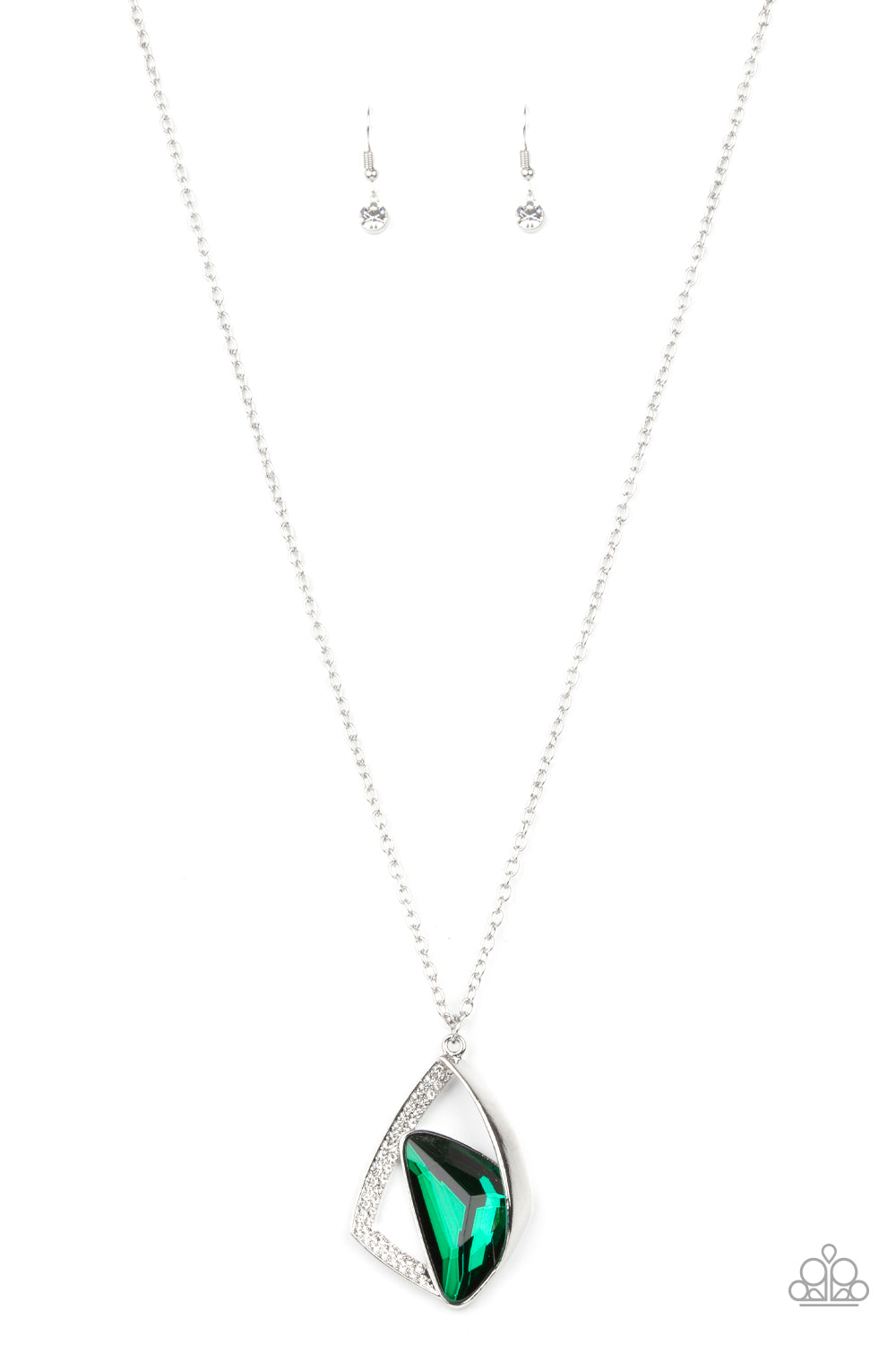 Galactic Wonder - green - Paparazzi necklace