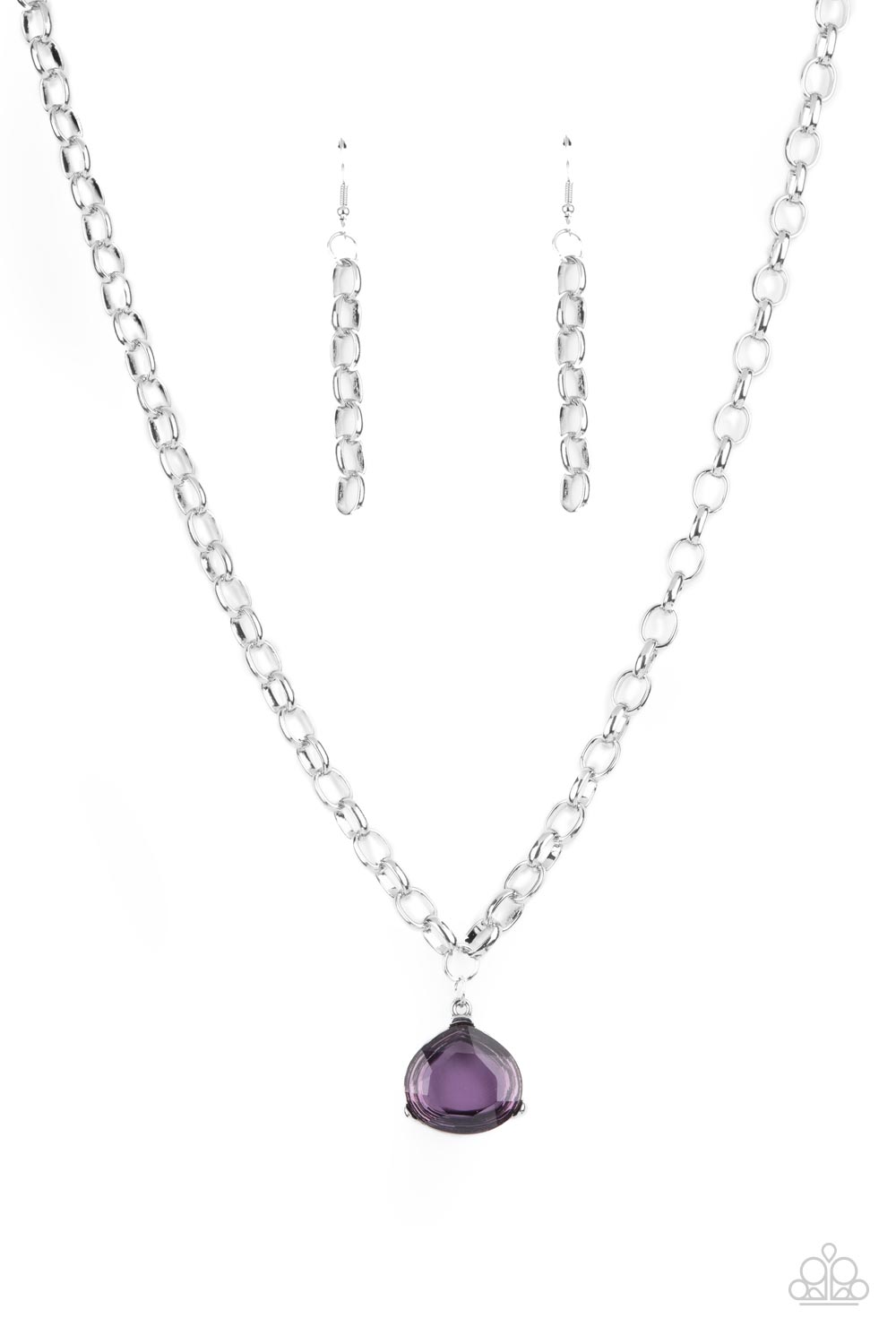 Gallery Gem - purple - Paparazzi necklace