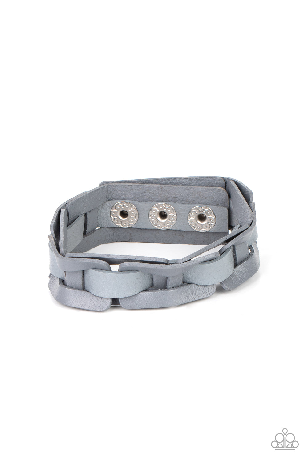 Garage Band Grunge - silver - Paparazzi bracelet