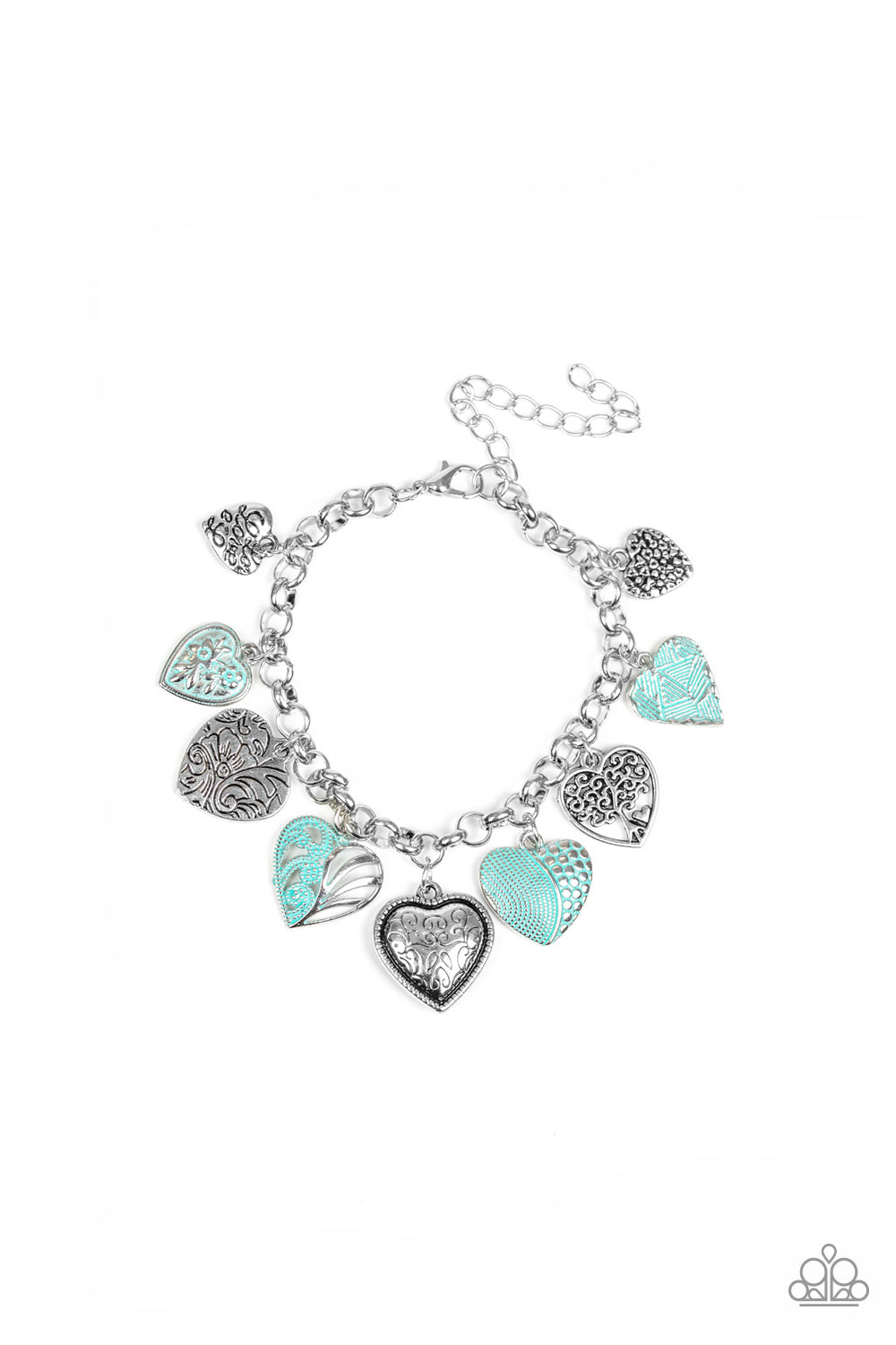 Garden Hearts - green - Paparazzi bracelet