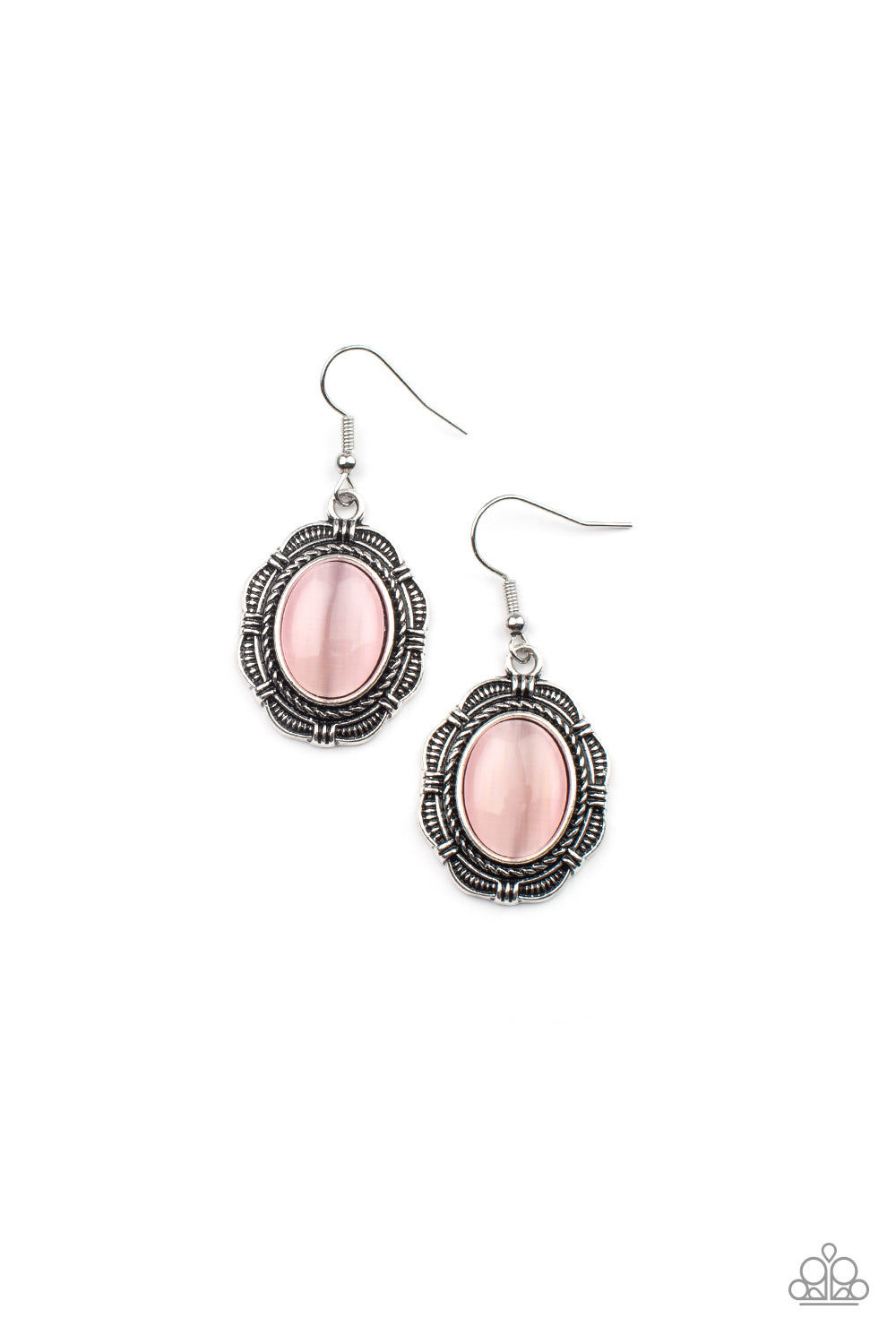 Garden Party Perfection - pink - Paparazzi earrings