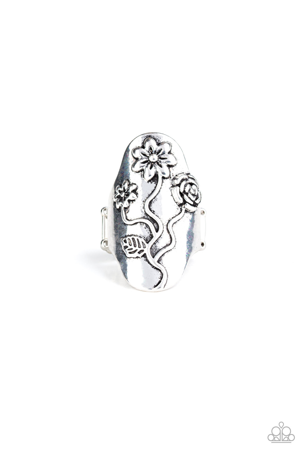 Garden Soul - silver - Paparazzi ring