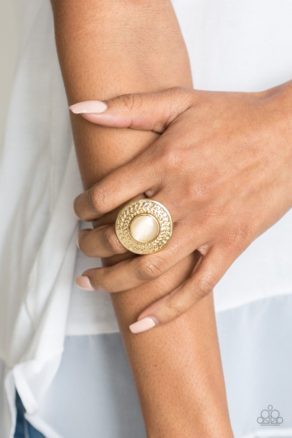 Garden Garland-gold-Paparazzi ring