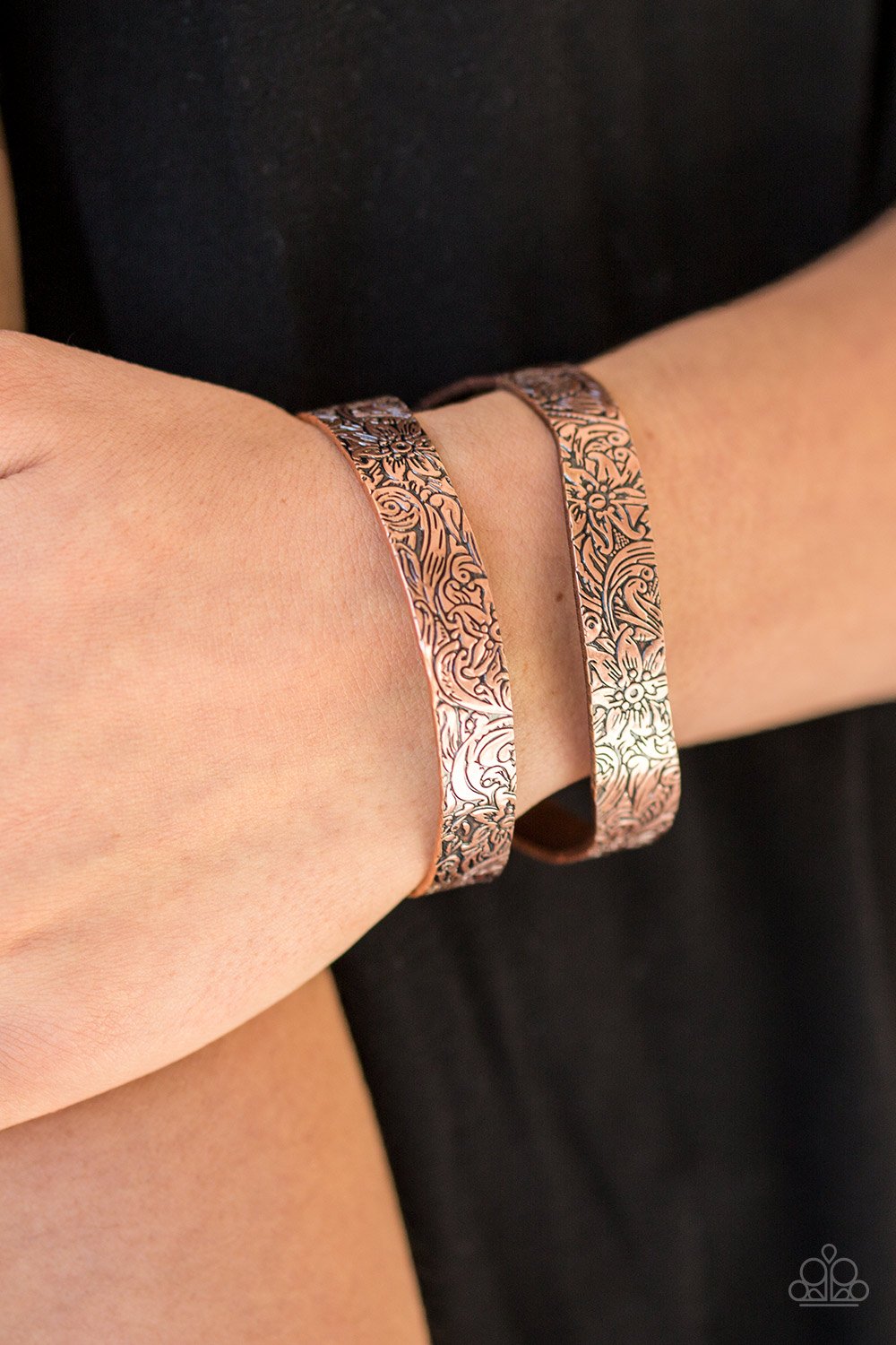 Garden Goddess-copper-Paparazzi bracelet