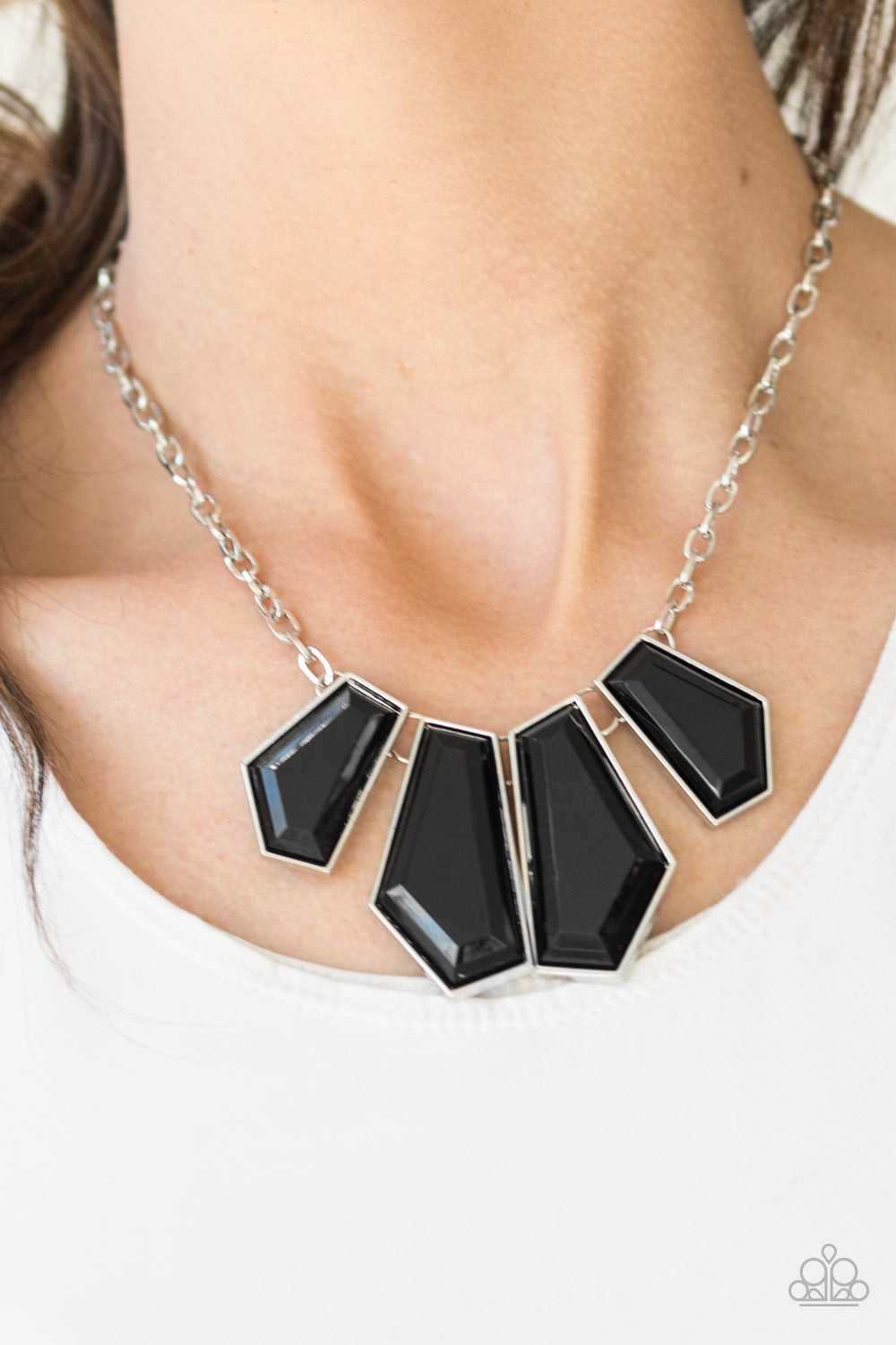 Get Up and GEO - black - Paparazzi necklace