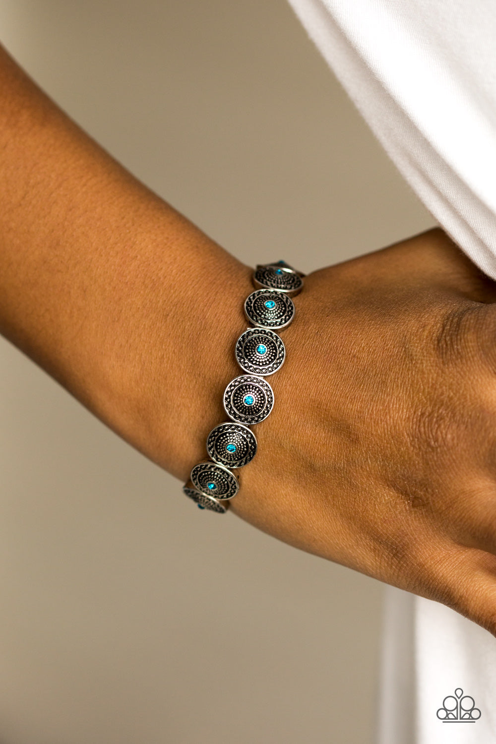 Get Your Shine On - blue - Paparazzi bracelet