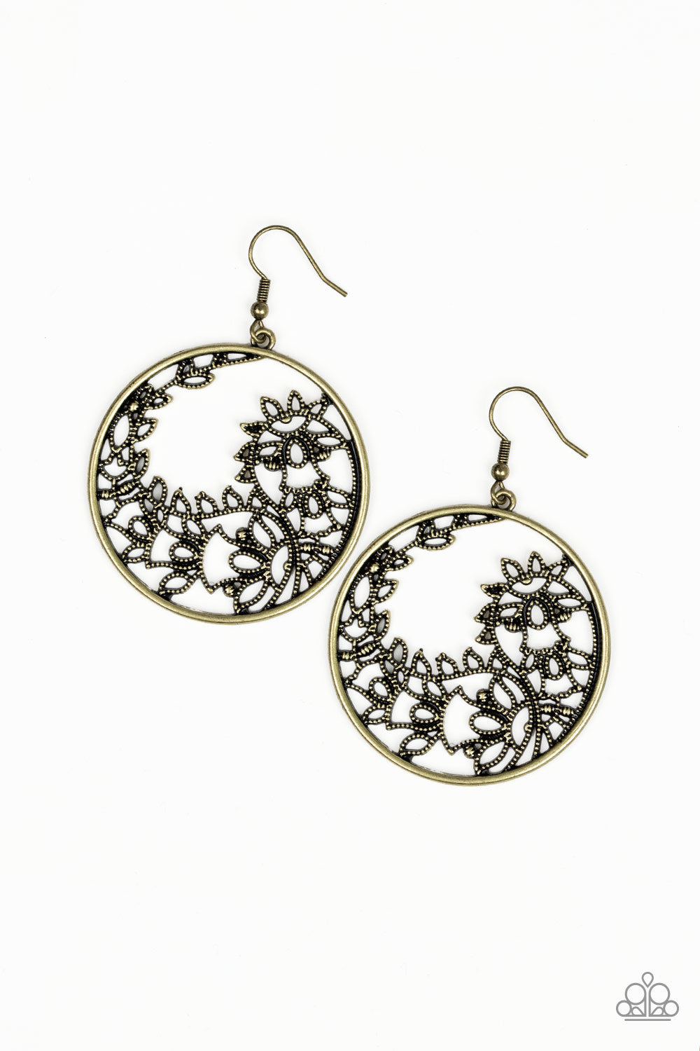 Get Into VINE - brass - Paparazzi earrings